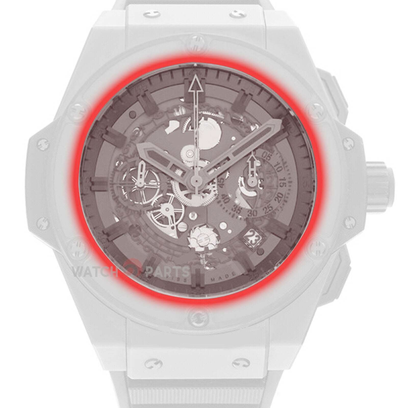 Crystal saphir pour Hublot 701 Big Bang King Power Unico 48 mm Verre de montre