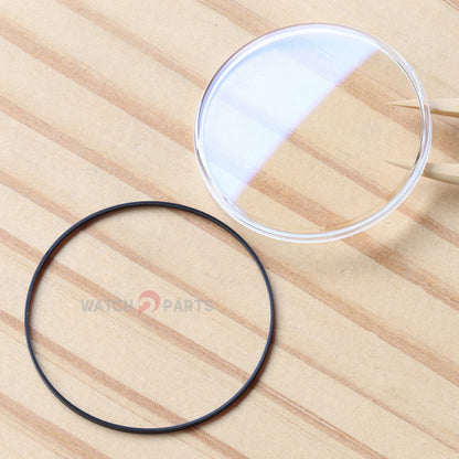 Box-shaped Watch Sapphire Crystal&Gasket for IWC Da Vinci Perpetual Calendar IW3921 43mm Glass - watch2parts