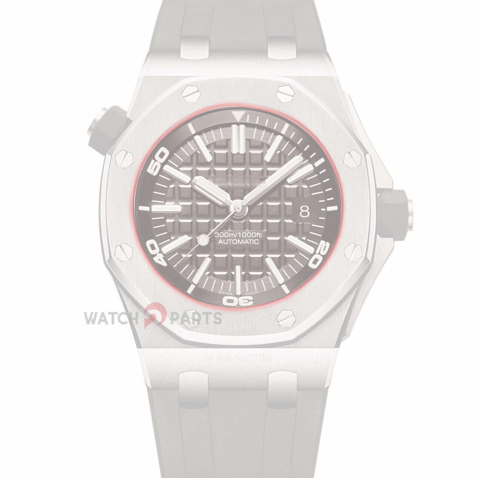 شاهد الياقوت الكريستال لـ Audemars Piguet 15710/15701/15720/15703 Royal Oak Offshore