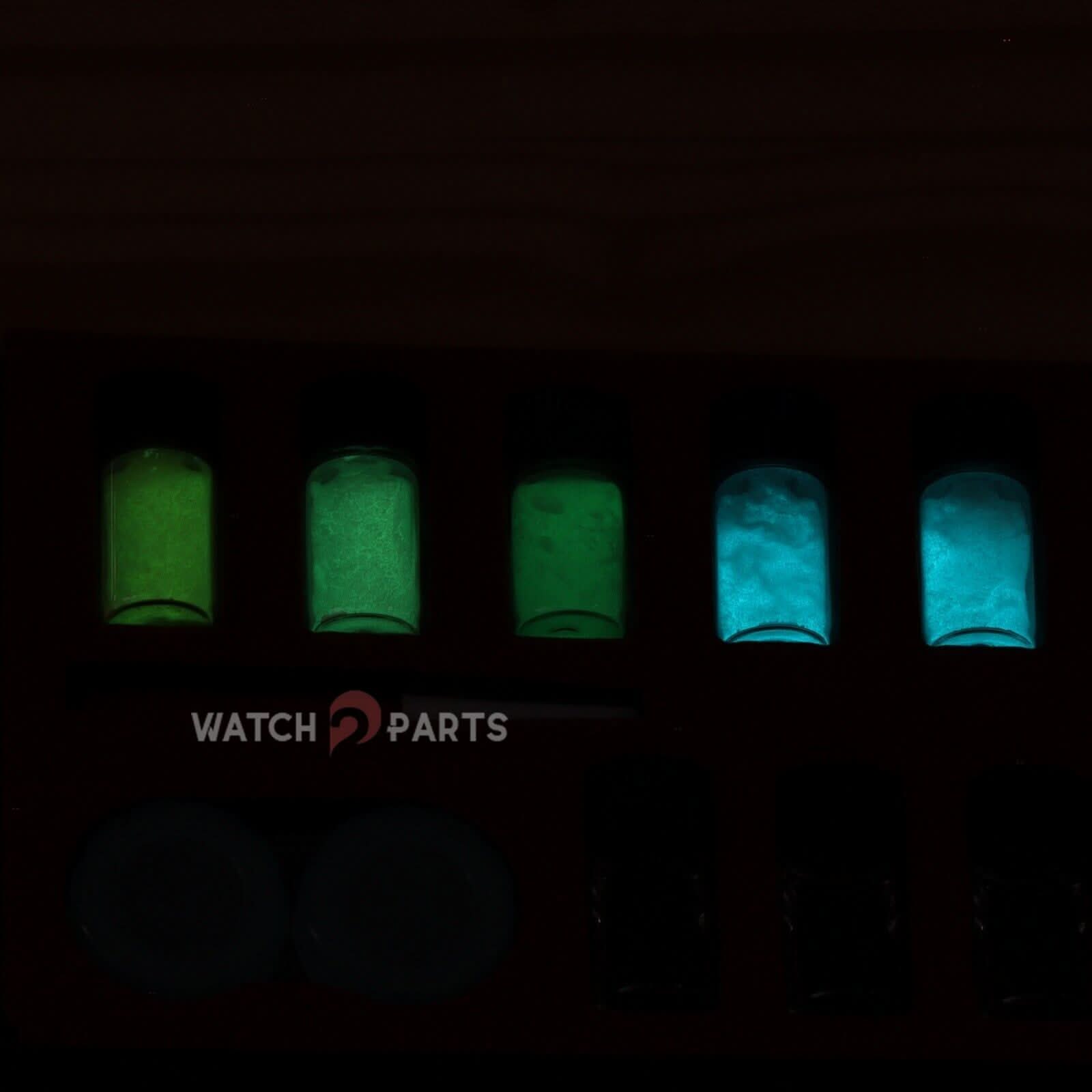 5 Farben Watch Luminous Pulver Kit Fluoreszenzpulver Mischung Flüssigkeit DIY Uhr Lünette Lumious Pip Dial Hände