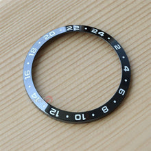 Керамическая вставка безеля Black Watch для часов Longines Admiral GMT L3.669.4 42 мм