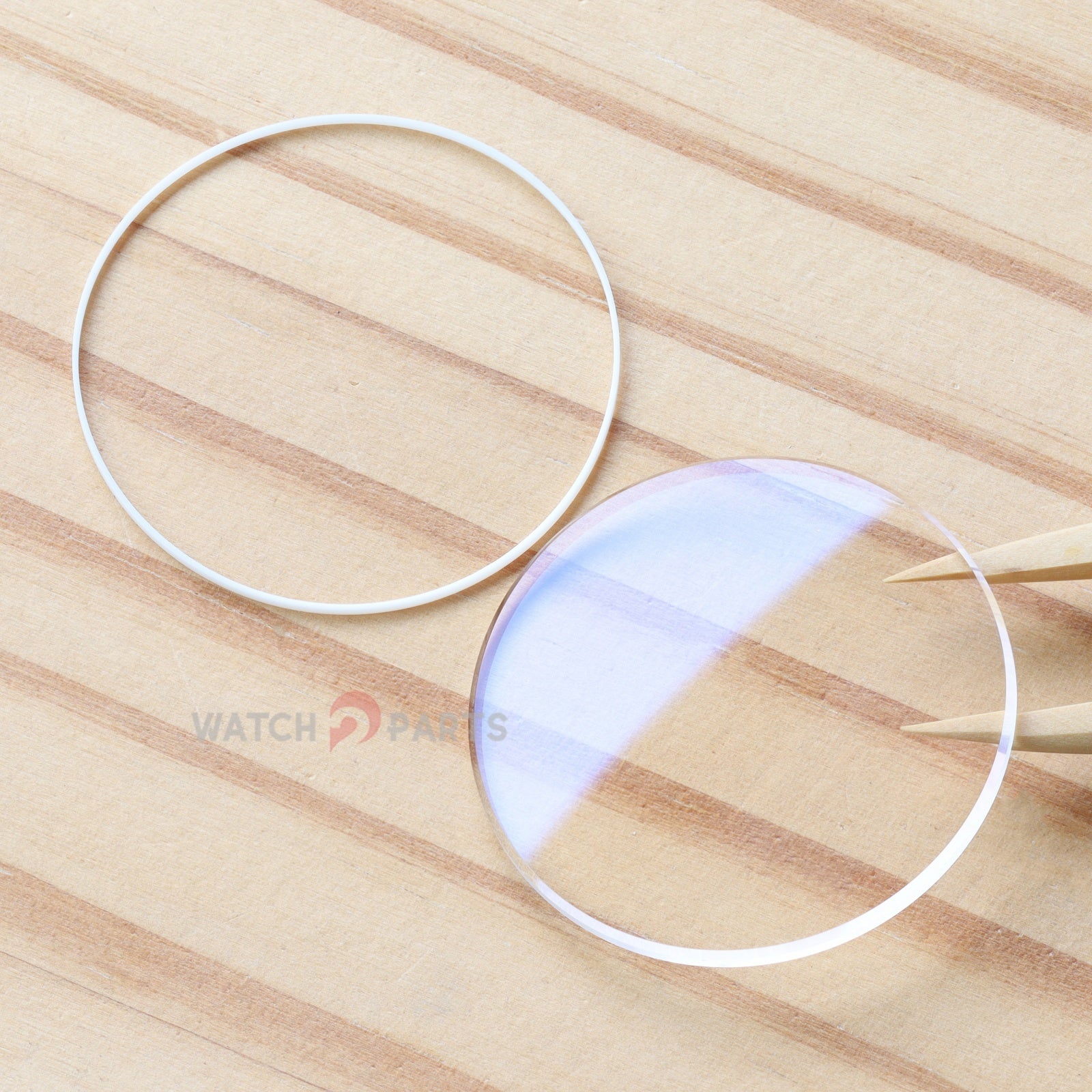 Double-sided AR Coating Watch Sapphire Crystal for IWC Ingenieur Automatic IW357001 40mm Glass - watch2parts