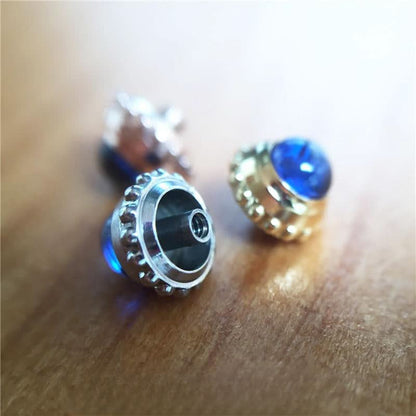 Blue Sapphire Crystal Watch Crown pour Cartier Tank / Ronde Lady's Watch