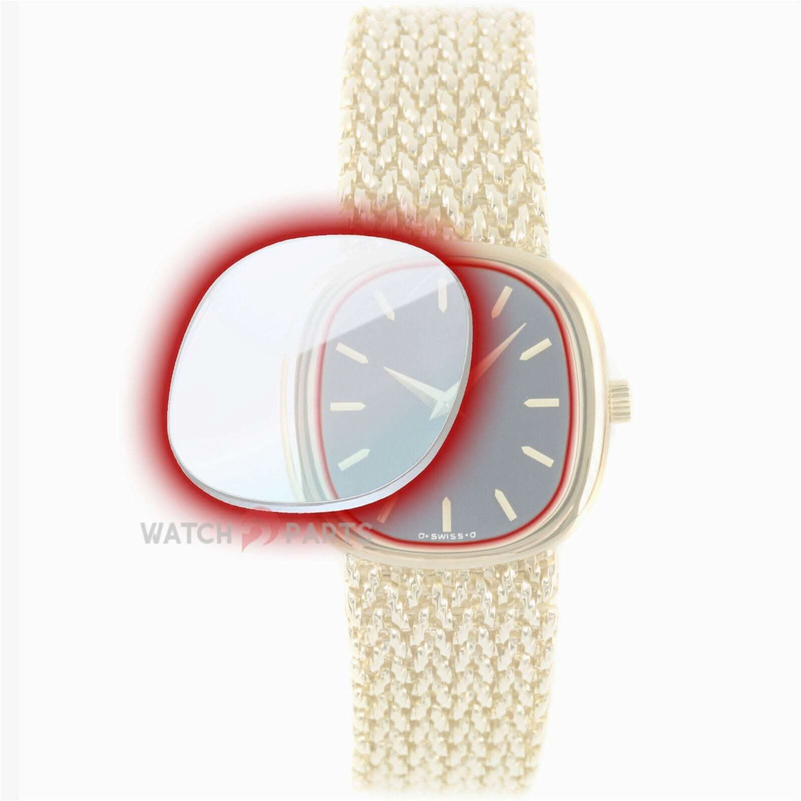 Watch Crystal für Patek Philippe 4223 Golden Ellipse Flat Sapphire Glass