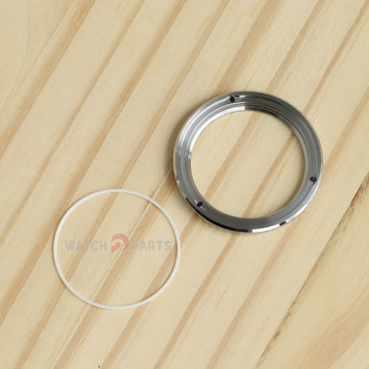 Moissanite/Blue Sapphire & Rubies Watch Bisel para Rolex GMT-Master II 40 mm Reloj