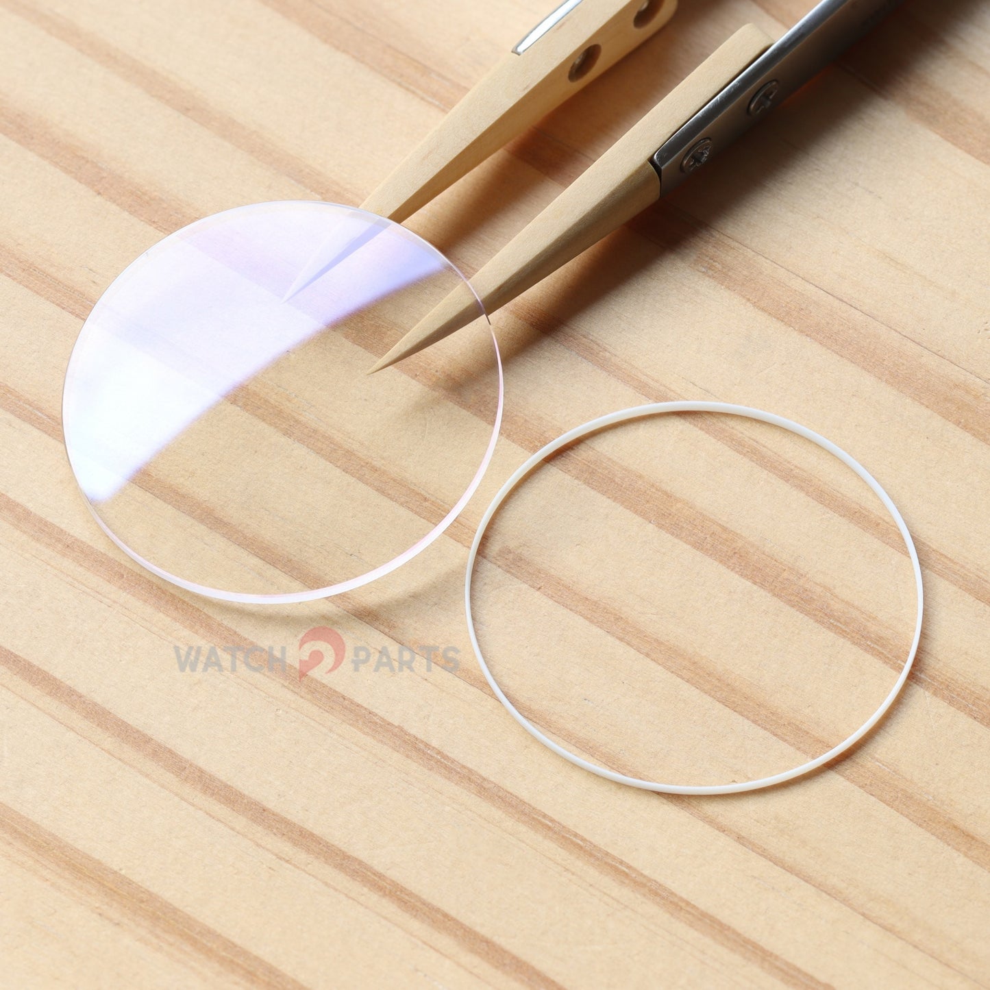 AR Coating Watch Sapphire Crystal&Gasket for IWC Pilot Chronograph IW371713 42x52mm Glass - watch2parts
