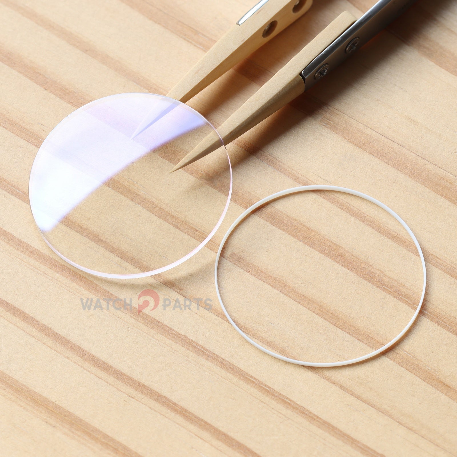 AR Coating Watch Sapphire Crystal&Gasket for IWC Pilot Chronograph IW371713 42x52mm Glass - watch2parts