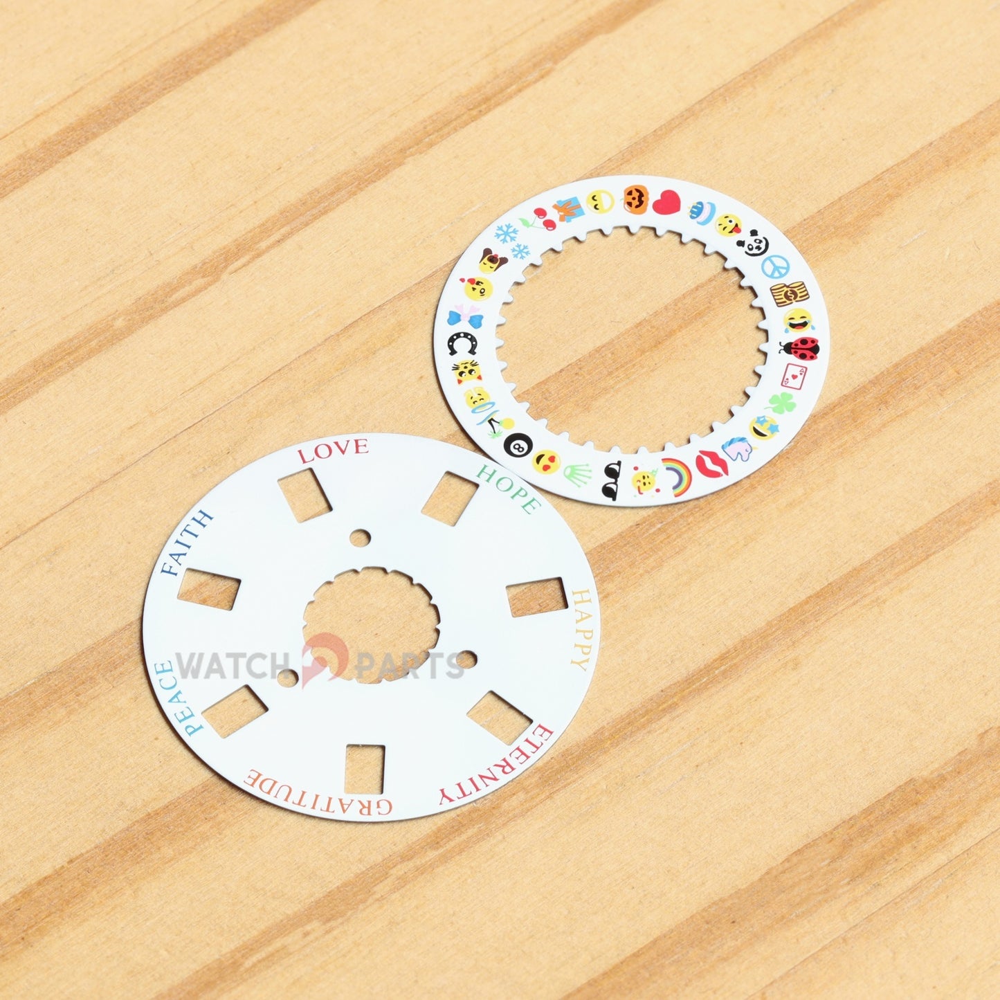 Puzzle Emoji Date Wheel Disc for Rolex Day-Date 36/40 Cal 3155/3255 Watch Calendar