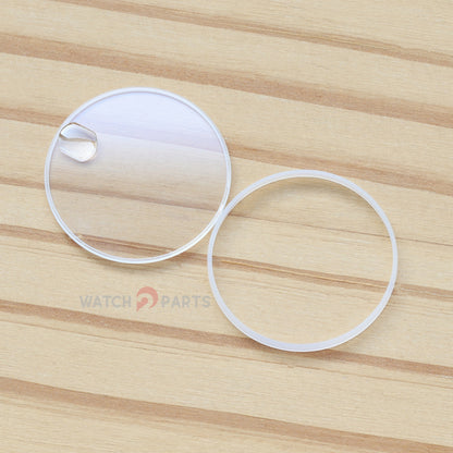 Watch Sapphire Crystal for Tudor Prince Oysterdate 72033/72034/72000 32mm Watch Glass Date Window