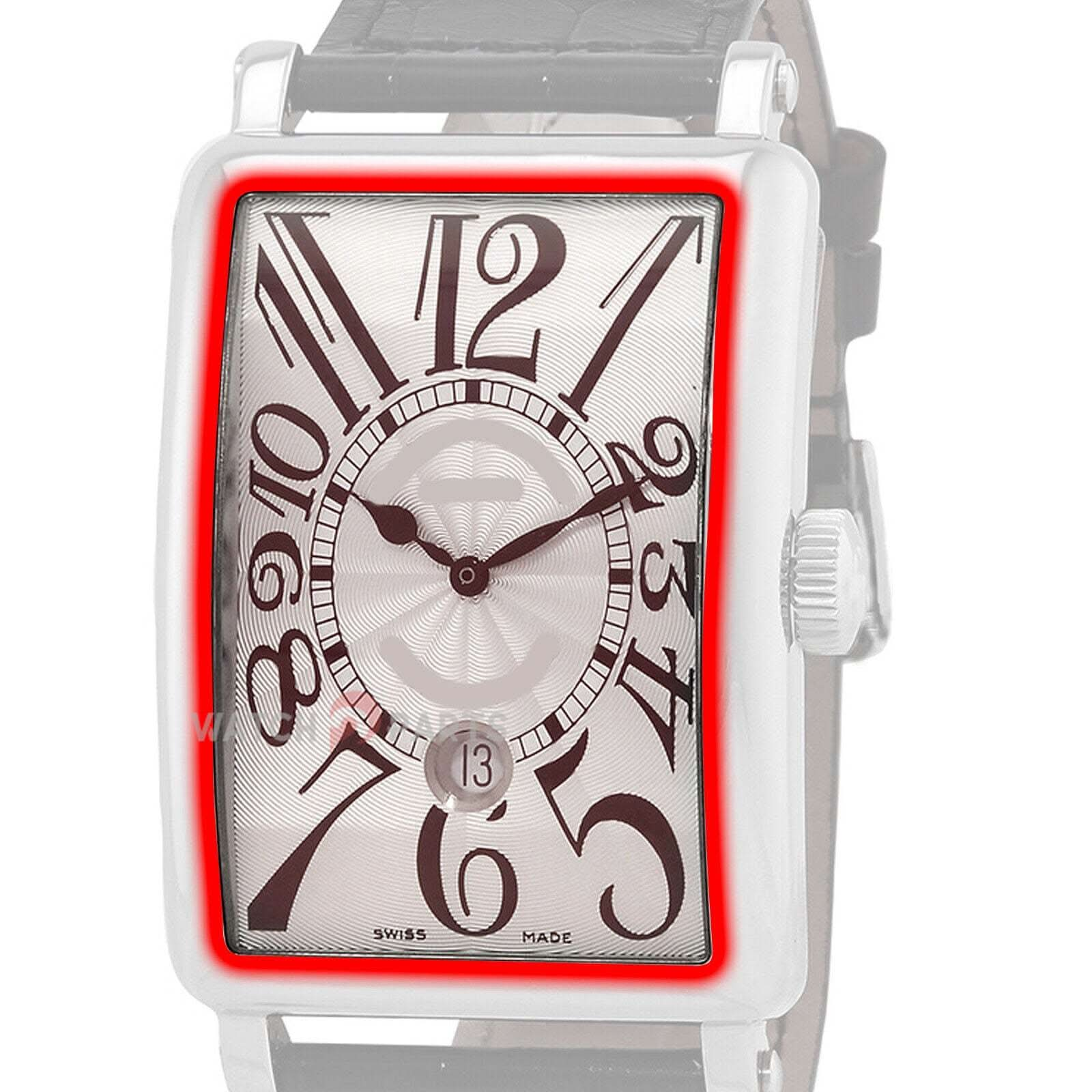 Cristal de zafiro para Franck Muller Long Island 1300 Watch Glass