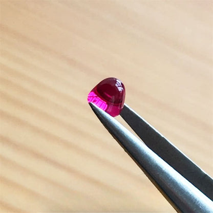 Garnet Red Watch Crown Zircon Crystal for Santos De Cariter Dumont WGSA0036 Automatic Watch Crown