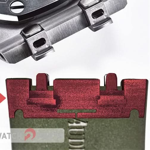 watch interchangeable strap inserts for AP Audemars Piguet Diver 15720ST watch leather band