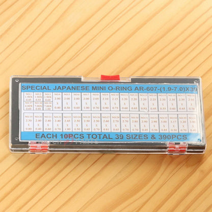 39 Sizes Set Watch Rubber Gasket Set Waterproof Ring for Watch Crown Tube/Button