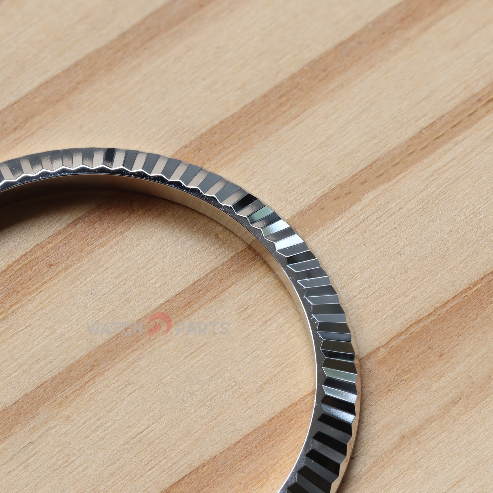 Steel Watch Fluted Bezel Insert for Rolex Day-Date 40 228239/228236/228206 Dog Toothed Ring 40mm Watch - watch2parts