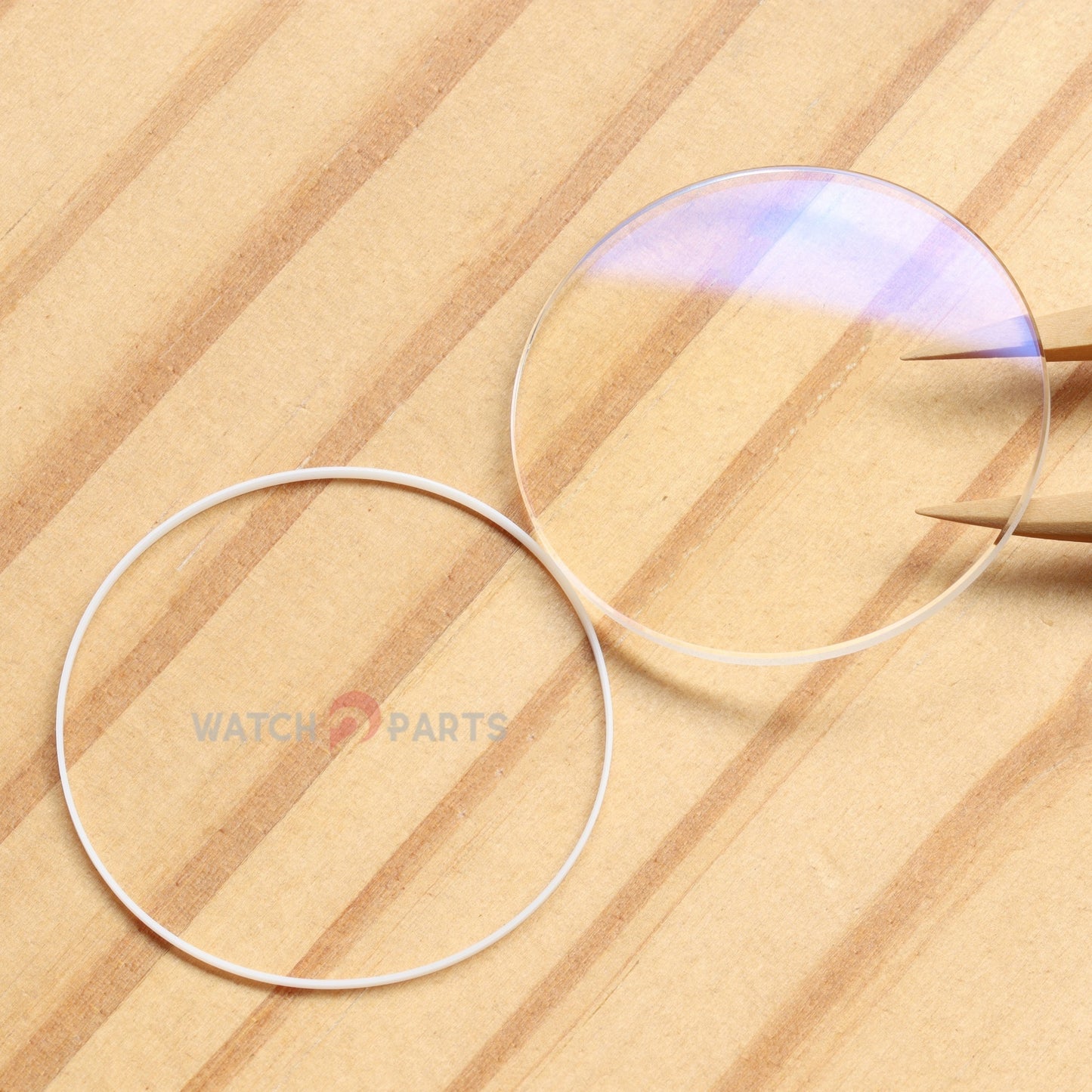 Double-sided AR Coating Watch Sapphire Crystal&Gasket for Chopard L.U.C 16/8413 40mm Glass