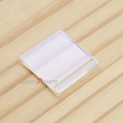 Mira Cristal de zafiro para Cartier Tank MC 3589 Class delantero y estuche Back Watch Glass