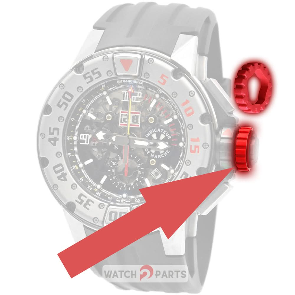 شاهد مطاط التاج لريتشارد ميلي RM032 Flyback Diver 50mm Chronograph Watch