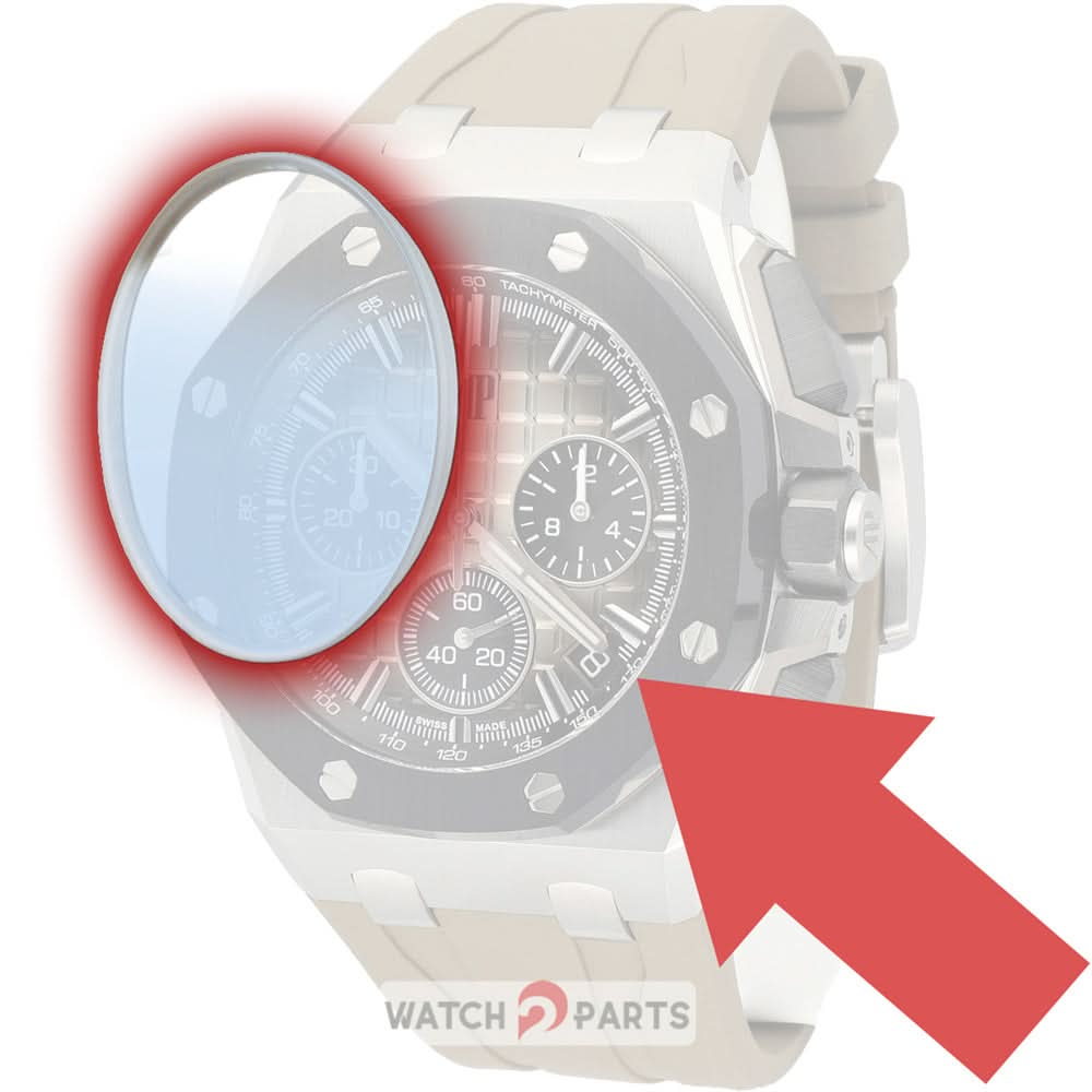 AR coating watch sapphire crystal glass for Audemars Piguet Royal Oak Offshore Chronograph 26420 watch