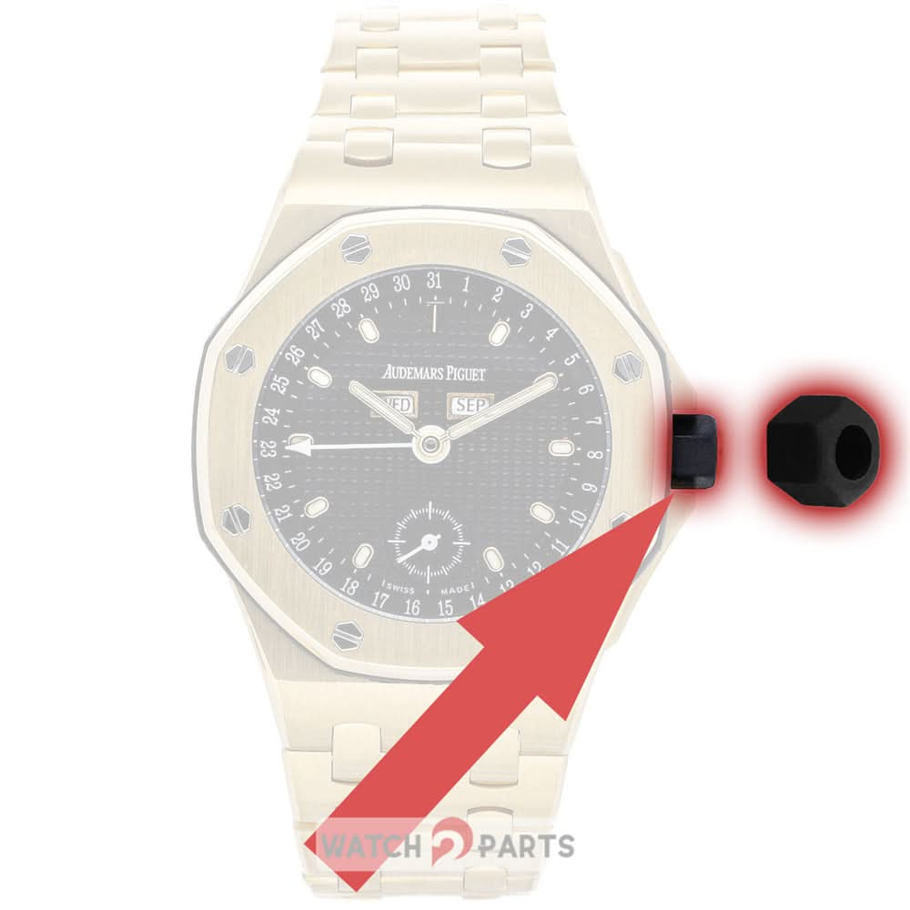 Guarda il cappuccio del coperchio in gomma Crown per AP Audemars Piguet Royal Oak Offshore 25970st Watch Parts