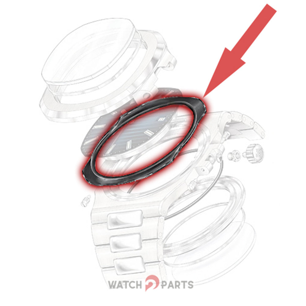 watch bezel rubber waterproof ring gasket seal washers for Patek Philippe Nautilus 7118  watch