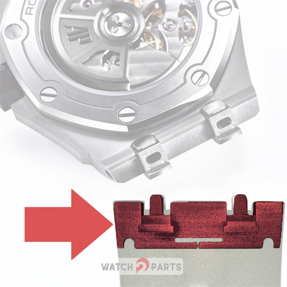 Inserto del sistema cinturino intercambiabile per Audemars Piguet Roo Diver 15720 26420 Watch Band