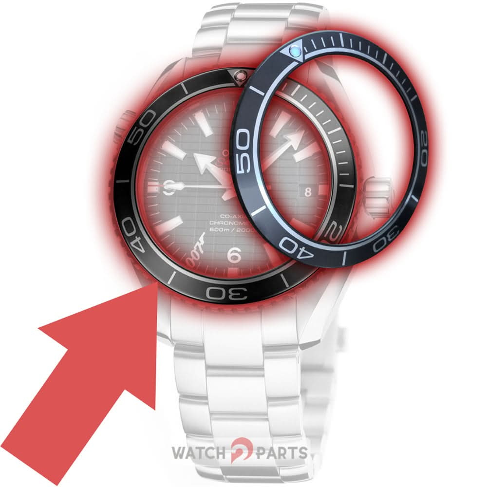 Regarder des inserts de lunette en céramique pour Ω Omega Seamaster Planet Ocean 600m 232 montre