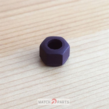 watch pusher crown bezel rubber cap/ring for AP Audemars Piguet Royal Oak Offshore Ladys' 37mm 26048SK.ZZ.D066CA.01 Purple Dial watch - watch2parts