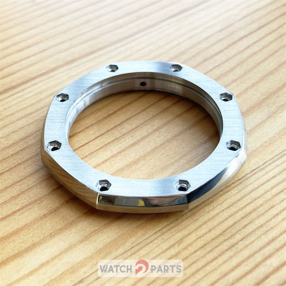 brushed steel bezel for AP Audemars Piguet ROO Royal Oak Offshore Diver 26730st Chronograph watch - watch2parts