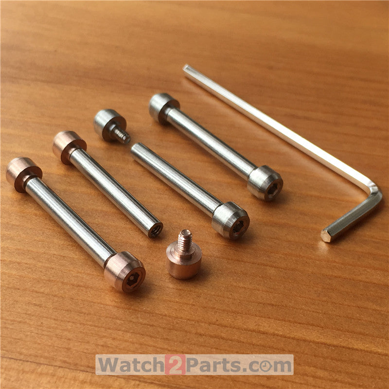 watch rubber band screw tube link kit for TS Tissot T-Sport T092 watch strap - watch2parts