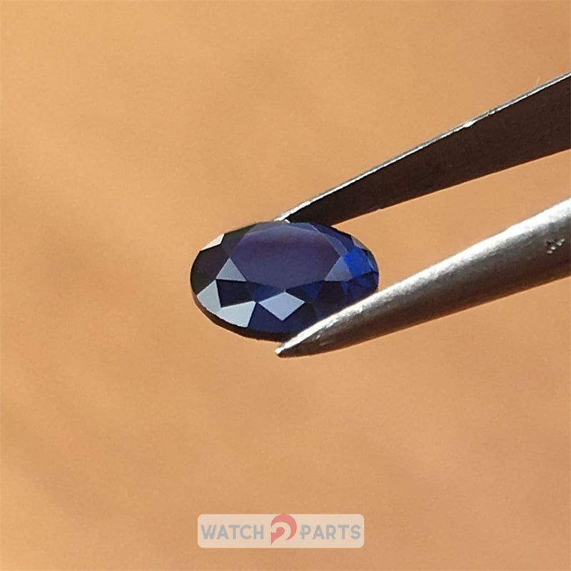 blue sapphire crystal for Cartier Calibre 42mm automatic watch crown parts - watch2parts