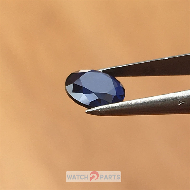 blue sapphire crystal for Cartier Calibre 42mm automatic watch crown parts - watch2parts