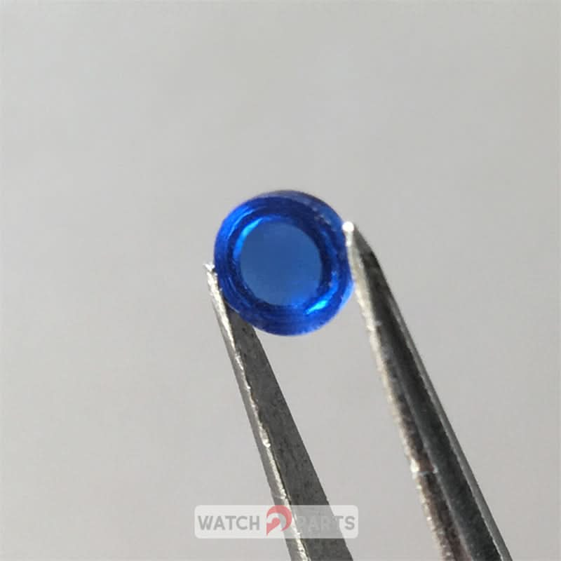 blue zircon sapphire crystal for Chopard Happy Diamonds lady watch case - watch2parts