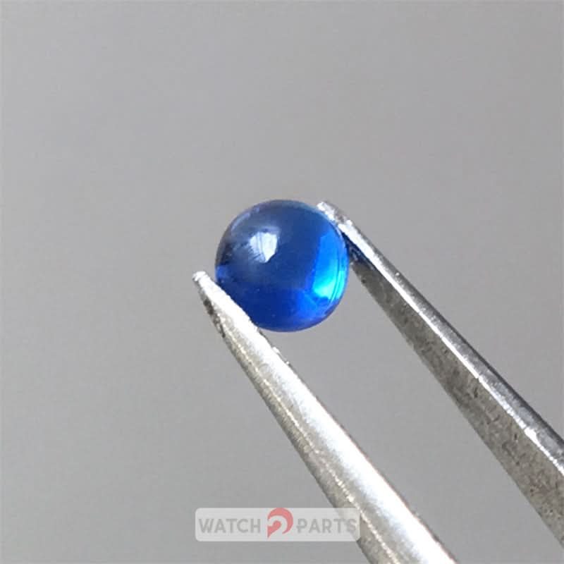 blue zircon sapphire crystal for Chopard Happy Diamonds lady watch case - watch2parts