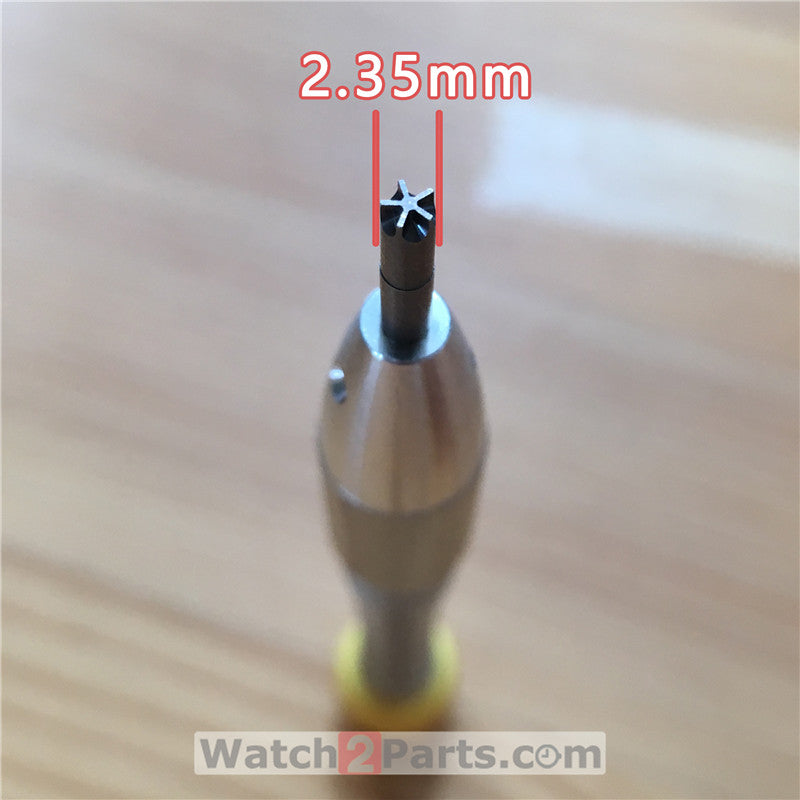 2.35mm five prongs screwdriver for Jacob & Co. Epic X  watch case back tool - watch2parts