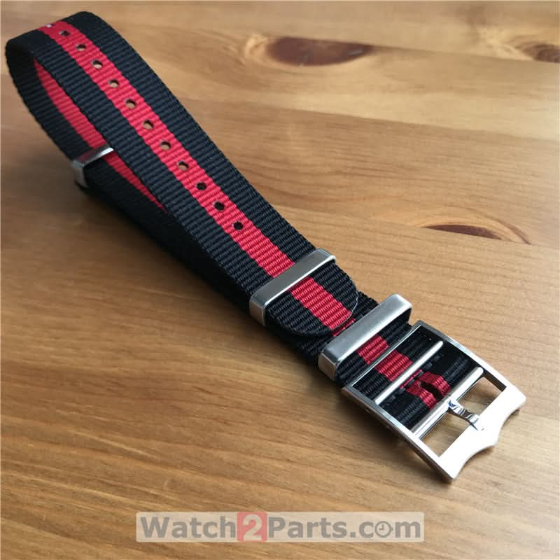 nylon watch band for Tudor Black Bay 43mm automatic mechanical watch - watch2parts