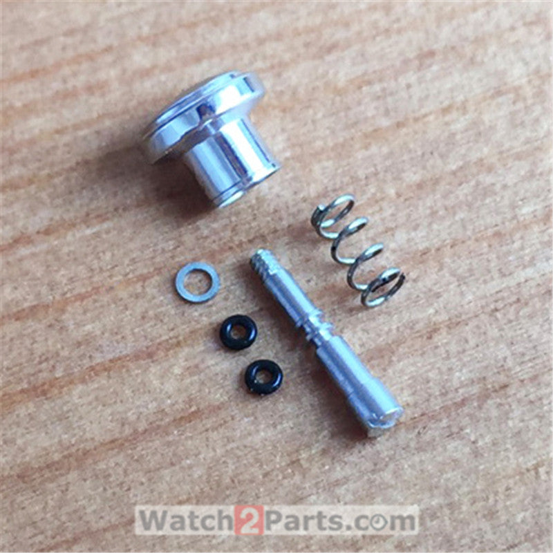 steel watch push button for IWC Portofino Family Chronograph watch IW3910 pusher parts - watch2parts