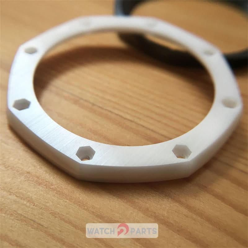 brushed ceramic watch bezel for Audemars Piguet ROO Royal Oak Offshore 44mm panda watch 26400 26401 - watch2parts