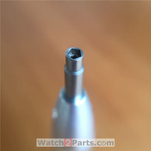 Inner pentagon screwdriver sleeve for Bvlgari OCTO watch case back screw open tool - watch2parts