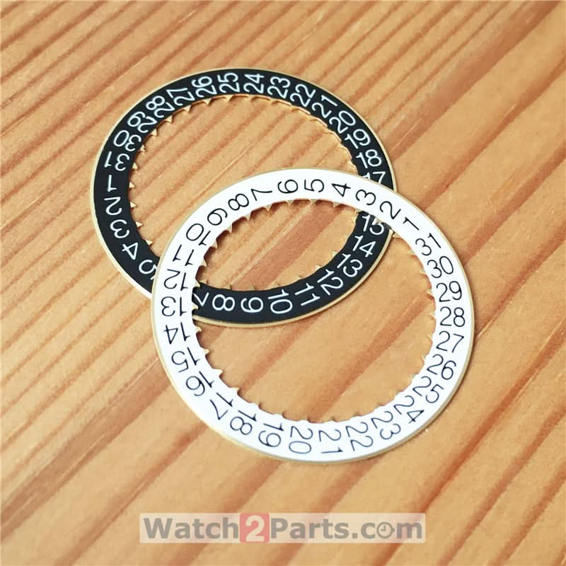 black white letter calendar for AP Audemars Piguet cal.3120 watch movement replacement parts - watch2parts