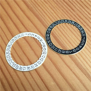 black white letter calendar for AP Audemars Piguet cal.3120 watch movement replacement parts - watch2parts