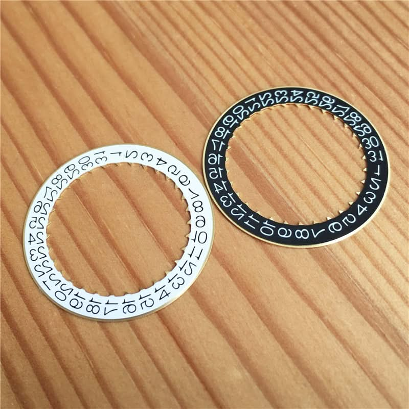 black white letter calendar for AP Audemars Piguet cal.3120 watch movement replacement parts - watch2parts