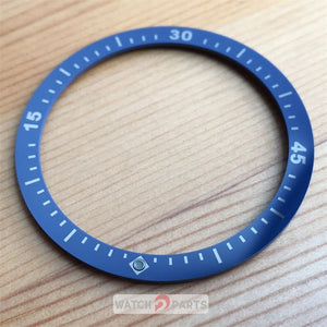 Ceramic bezel inserts loop for Blancpain Fifty Fathoms Bathyscaphe 43mm 5000 watch - watch2parts