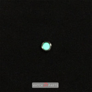 Blue-green luminous beads dot for  Ω OMG Omega Seamaster Diver 300M watch ceramic bezel - watch2parts