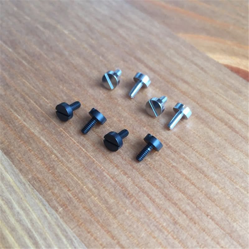 Black matte PVD/silvery bezel screw for Bell&Ross 46mm BR01 watch - watch2parts