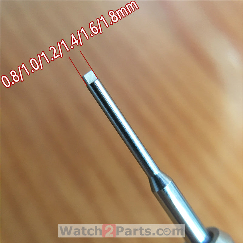 0.8mm-1.8mm Right angle watch screwdriver for Rolex / Tudor watchband screw tube(perfect fit) - watch2parts