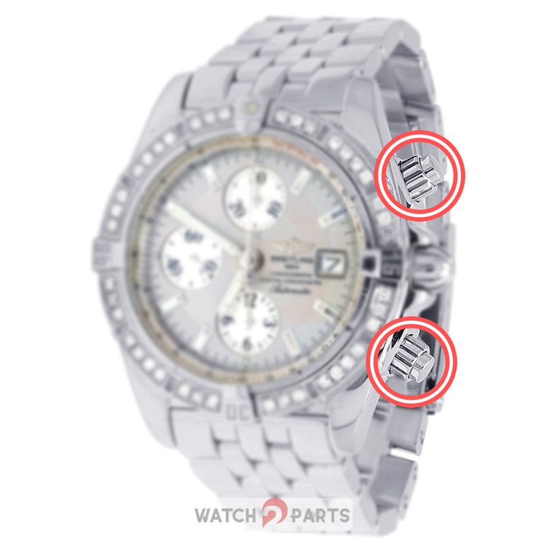 Chronograph watch push button for Breitling Chronomat Evolution watch A13356 - watch2parts