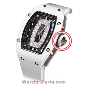 watch crown rubber ring for Richard Mille RM07 ladys' watch crown parts - watch2parts