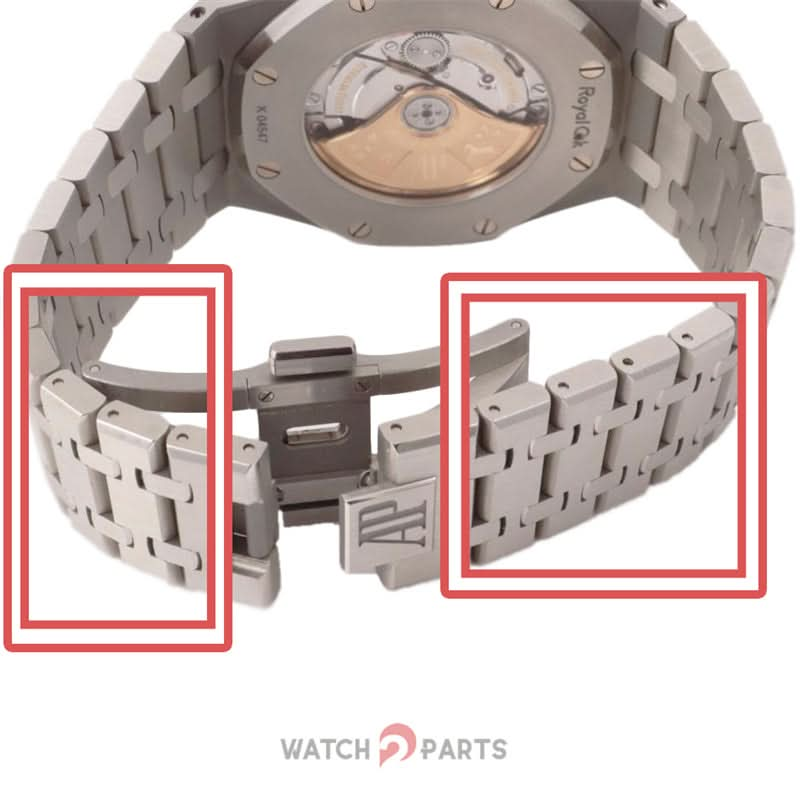 steel watch band link Repair segment for AP Audemars Piguet RO Royal Oak 41mm original automatic watch 26320 15400 - watch2parts