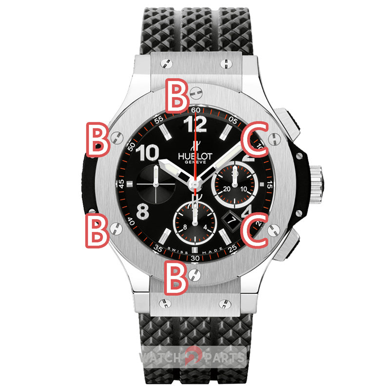 H watch bezel screw for HUB Hublot Big Bang 301 44mm watch case parts - watch2parts