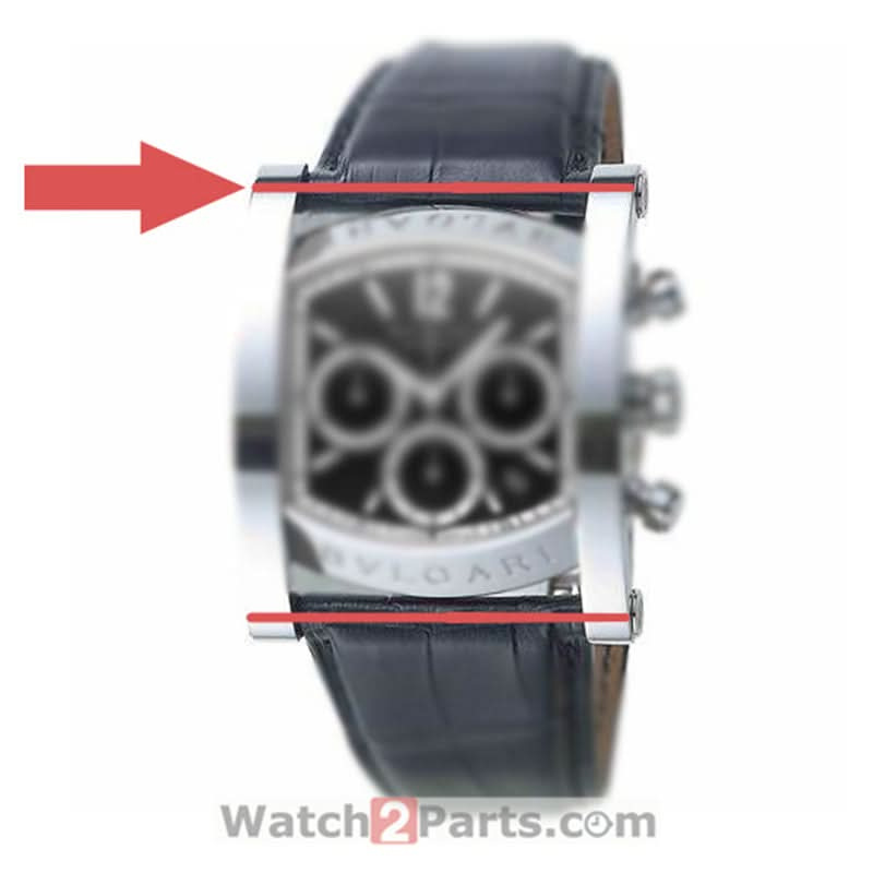 watch screw tube screw bar for Bulgari Bvlgari Assioma chronograph automatic mens watch band - watch2parts